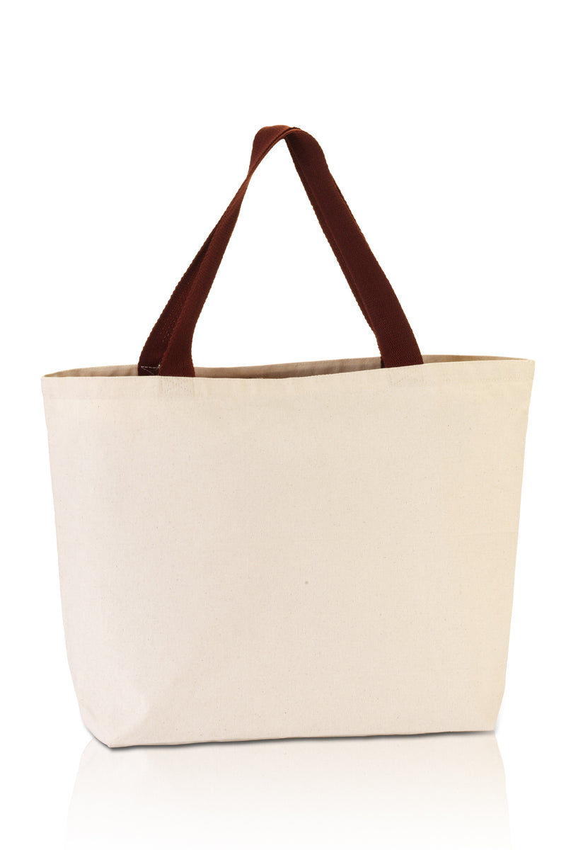 premium-fashion-canvas-tote-with-contrasting-handles-Natural / Black-Oasispromos
