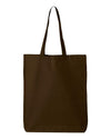 11-7l-economical-gusseted-tote-Chocolate-Oasispromos