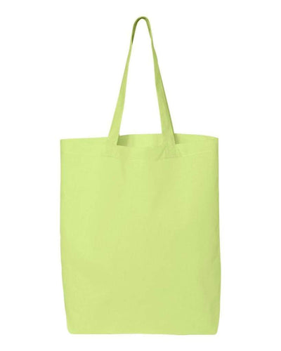 11-7l-economical-gusseted-tote-Lime Green-Oasispromos