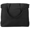15-3l-zippered-tote-for-everyday-use-natural-body-with-contrasting-trim-Navy Blue / Hot Pink-Oasispromos