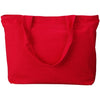15-3l-zippered-tote-for-everyday-use-natural-body-with-contrasting-trim-Red / Black-Oasispromos