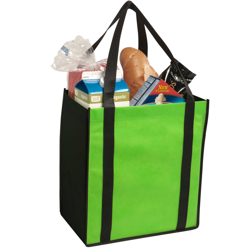 non-woven-two-tone-grocery-tote-Red-Oasispromos