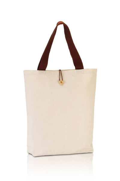 bg899-canvas-tote-with-contrasting-handles-and-front-button-Black / Natural-Oasispromos