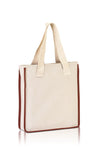 bg999-modern-canvas-tote-with-natural-handles-and-contrasting-piping-Black / Natural-Oasispromos