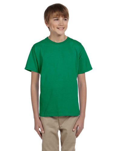 g200b-youth-ultra-cotton-6-oz-t-shirt-xs-small-XSmall-KELLY GREEN-Oasispromos