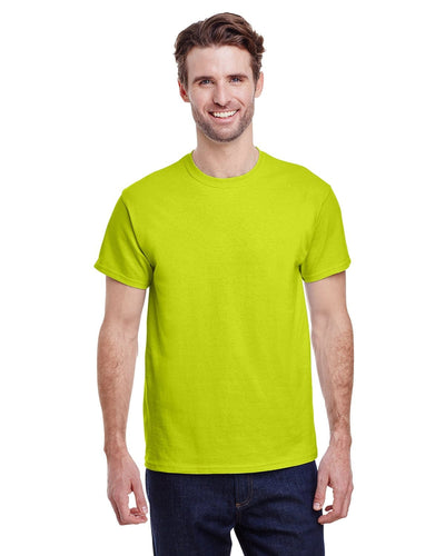 g200-adult-ultra-cotton-6-oz-t-shirt-2xl-2XL-SAFETY GREEN-Oasispromos