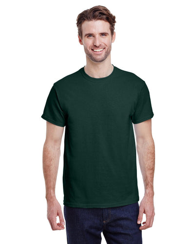 g200-adult-ultra-cotton-6-oz-t-shirt-small-Small-FOREST GREEN-Oasispromos