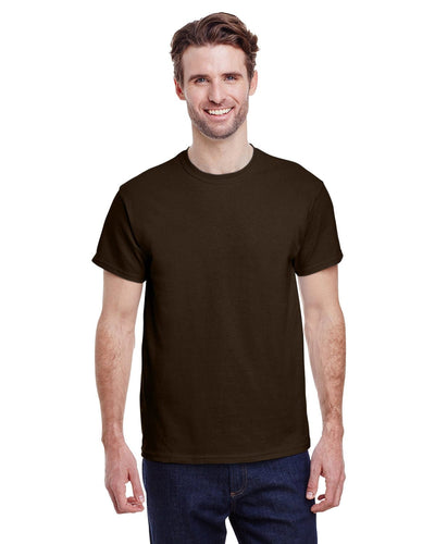 g200-adult-ultra-cotton-6-oz-t-shirt-small-Small-DARK CHOCOLATE-Oasispromos