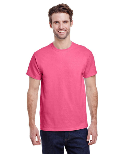 g200-adult-ultra-cotton-6-oz-t-shirt-small-Small-SAFETY PINK-Oasispromos