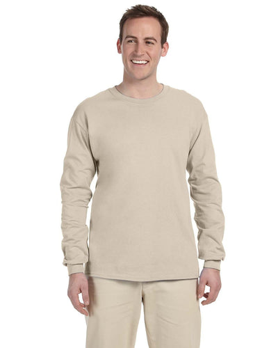 g240-adult-ultra-cotton-6-oz-long-sleeve-t-shirt-xl-3xl-XL-SAND-Oasispromos