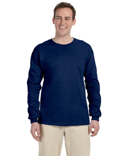 g240-adult-ultra-cotton-6-oz-long-sleeve-t-shirt-small-large-Small-NAVY-Oasispromos