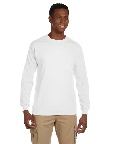 g241-adult-ultra-cotton-6-oz-long-sleeve-pocket-t-shirt-2XL-BLACK-Oasispromos