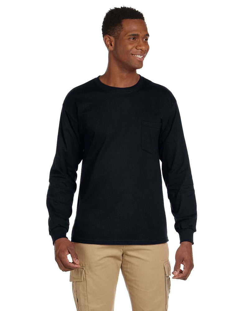 g241-adult-ultra-cotton-6-oz-long-sleeve-pocket-t-shirt-5XL-BLACK-Oasispromos