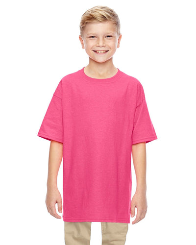 g500b-youth-heavy-cotton-5-3-oz-t-shirt-xsmall-XSmall-SAFETY PINK-Oasispromos