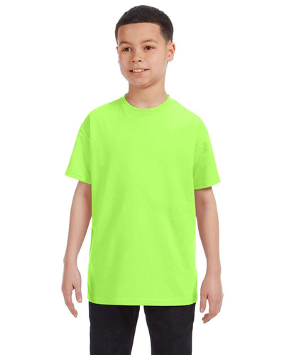 g500b-youth-heavy-cotton-5-3oz-t-shirt-small-Small-NEON GREEN-Oasispromos