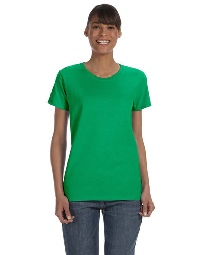 g500l-ladies-heavy-cotton-5-3-oz-t-shirt-small-medium-Small-IRISH GREEN-Oasispromos