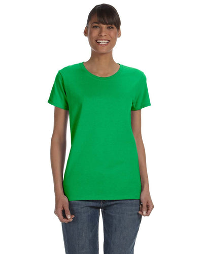 g500l-ladies-heavy-cotton-5-3-oz-t-shirt-large-xl-Large-ELECTRIC GREEN-Oasispromos
