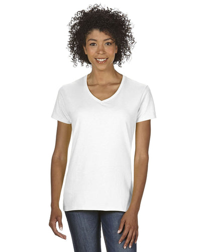 g500vl-ladies-heavy-cotton-5-3-oz-v-neck-t-shirt-small-large-Small-WHITE-Oasispromos