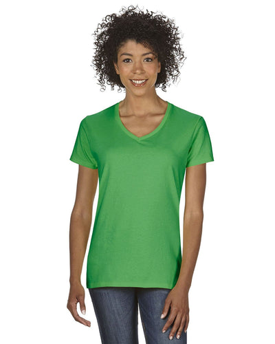 g500vl-ladies-heavy-cotton-5-3-oz-v-neck-t-shirt-small-large-Small-IRISH GREEN-Oasispromos
