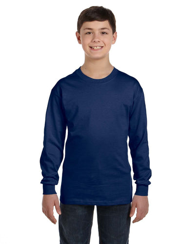 g540b-youth-heavy-cotton-5-3oz-long-sleeve-t-shirt-Small-CAROLINA BLUE-Oasispromos