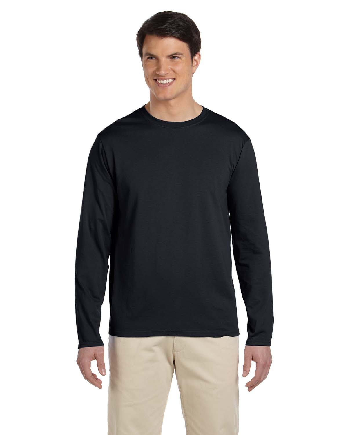 g644-adult-softstyle-4-5-oz-long-sleeve-t-shirt-Small-BLACK-Oasispromos