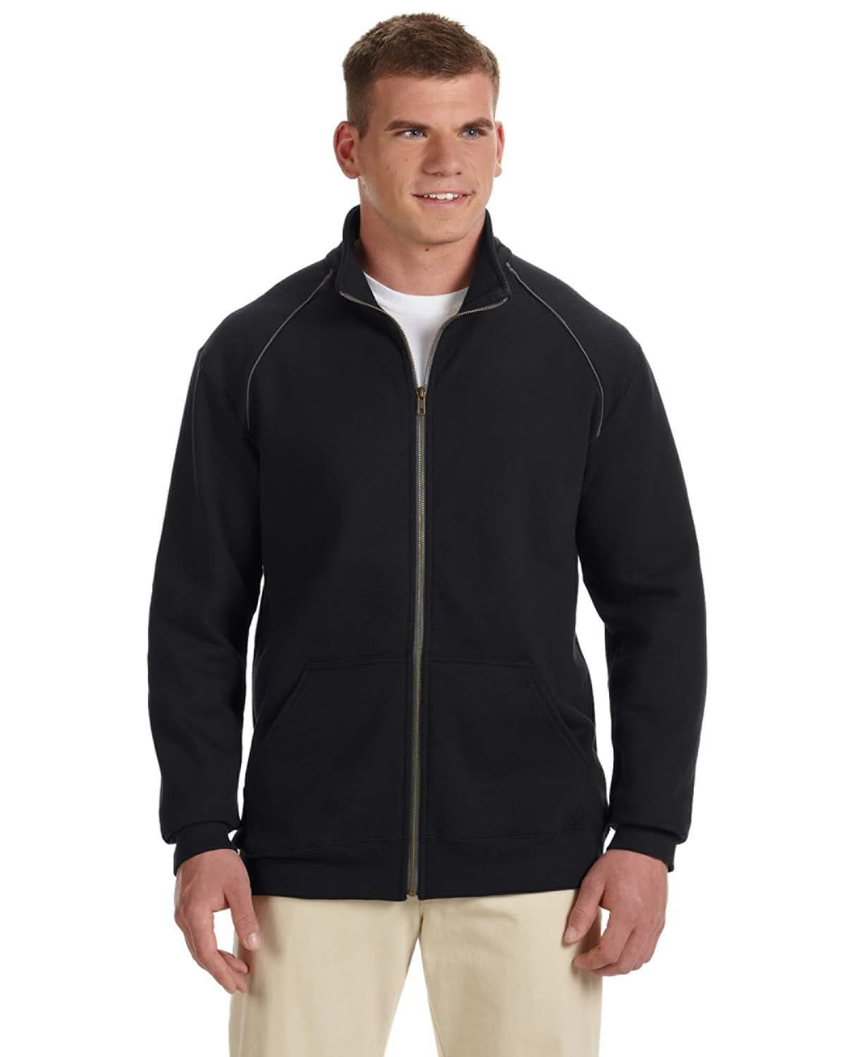 g929-adult-premium-cotton-adult-9-oz-fleece-full-zip-jacket-Small-BLACK-Oasispromos