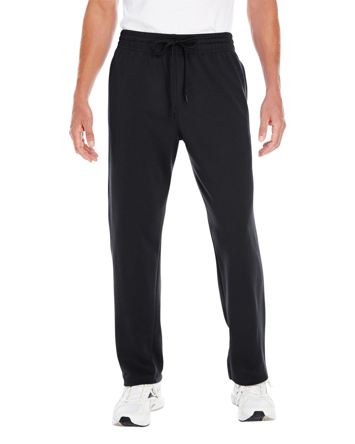 g994-adult-performance-7-oz-tech-open-bottom-sweatpants-withpockets-Small-BLACK-Oasispromos