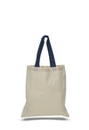 opqtb6000-economical-tote-bag-w-color-handles-Forest Green-Oasispromos