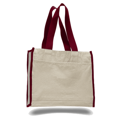 opw1100-canvas-tote-bag-with-color-handles-and-matching-accent-Lime Green-Oasispromos