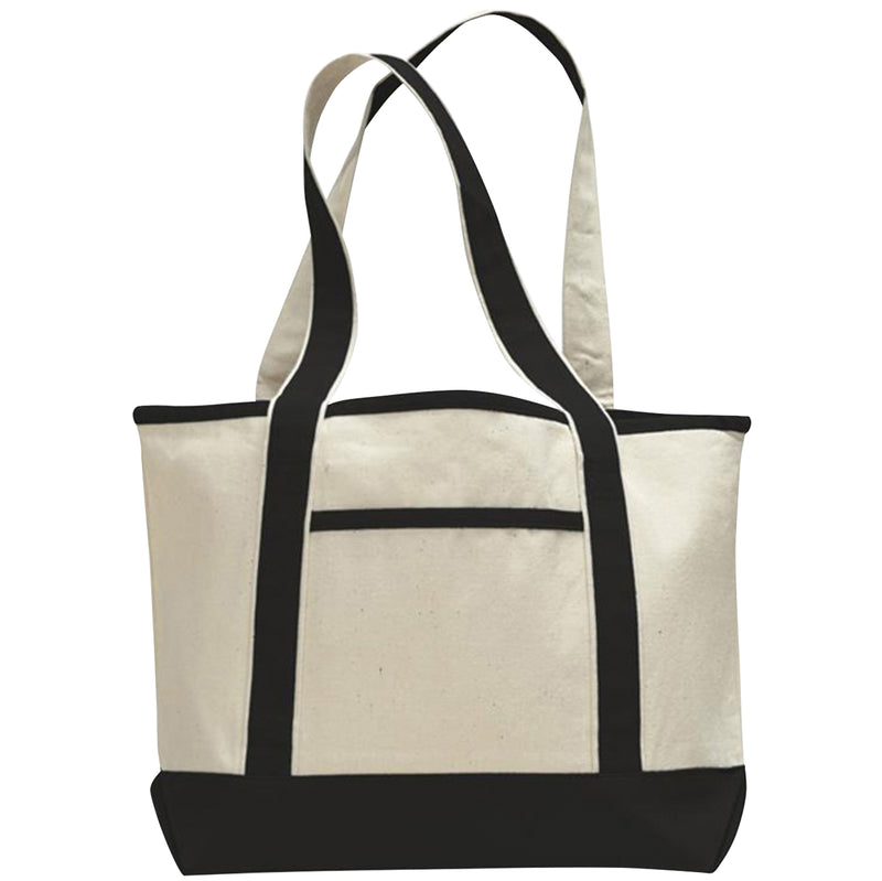 cotton-canvas-llbean-style-boat-bag-Natural / Black-Oasispromos