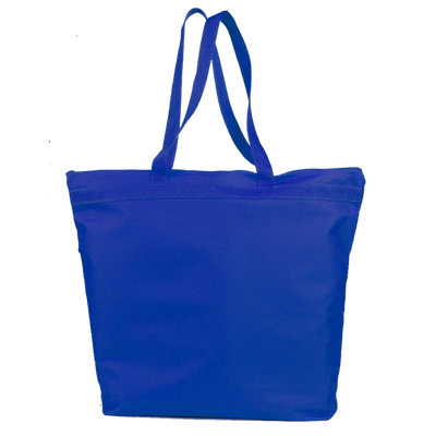 opq91221-polyester-deluxe-zippered-tote-bag-Royal Blue-Oasispromos