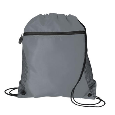 tfb100-mesh-pocket-drawstring-backpack-Navy Blue-Oasispromos