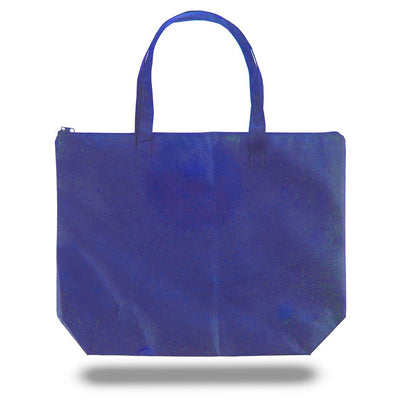 tfb85-zippered-non-woven-tote-bag-Royal Blue-Oasispromos